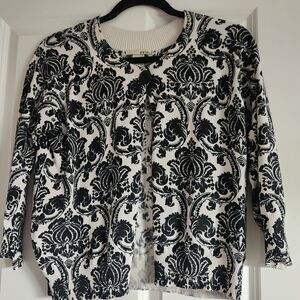 Chic Black and White Sweater